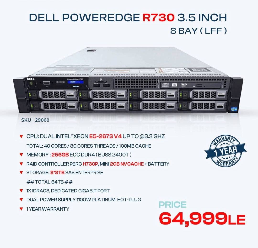 Dell Poweredge R730 3.5 INCH